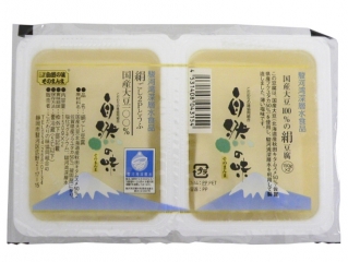 使い切りサイズ 駿河湾深層水使用の絹豆腐 150g2パック