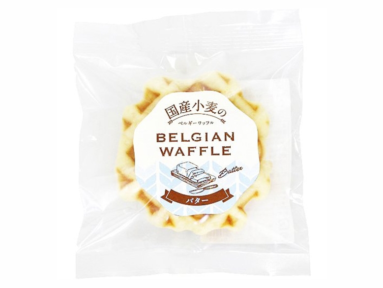 国産小麦のベルギーワッフル・バター1個ｘ6袋